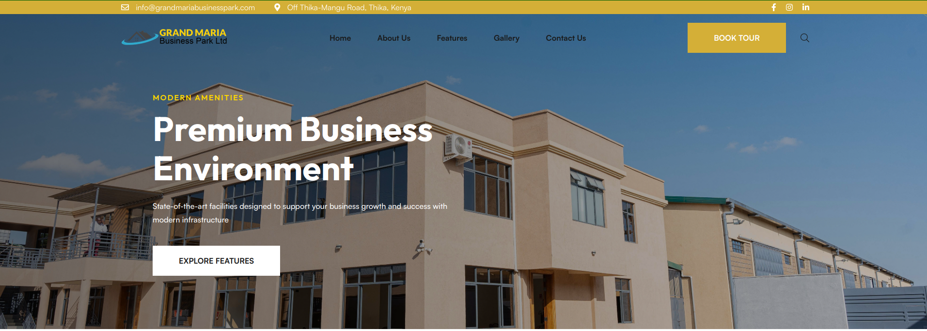 GrandMaria Business Park - Commercial Leasing Platform